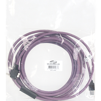 강원전자 넷메이트 CBL-HFD3igMBS-5mRA USB3.0 High-Flex AM-MicroB 리피터 5m (독일 igus 선재/꺾임/Lock)