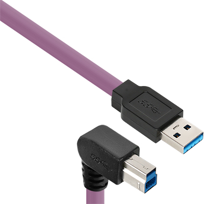 강원전자 넷메이트 USB3.0 High-Flex AM-BM 케이블 2m (독일 igus 선재/igus/꺾임) CBL-HFPD3ig-2mDA