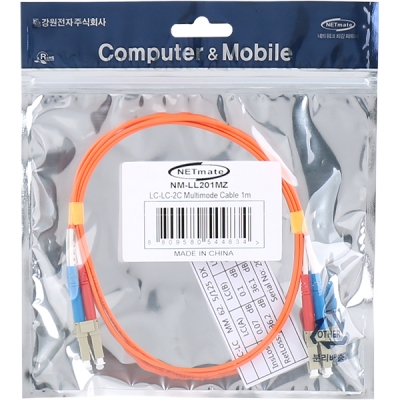 강원전자 넷메이트 광점퍼코드 LC-LC-2C-멀티모드 1m NM-LL201MZ