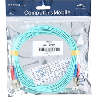 강원전자 넷메이트 10G 광점퍼코드 LC-LC-2C-멀티모드 5m NM-LL405MZ