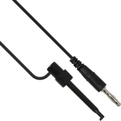 강원전자 넷메이트 바나나 플러그 - IC 후크 클립 케이블 0.5m (블랙) NMC-BH05B