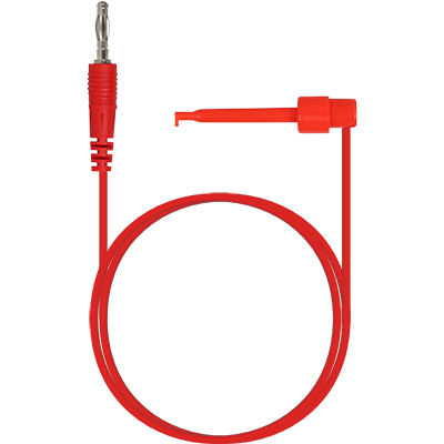 강원전자 넷메이트 바나나 플러그 - IC 후크 클립 케이블 0.5m (레드) NMC-BH05R