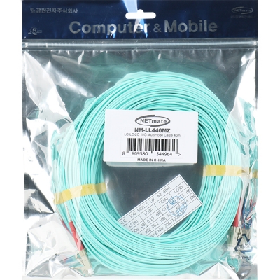 강원전자 넷메이트 10G 광점퍼코드 LC-LC-2C-멀티모드 40m NM-LL440MZ