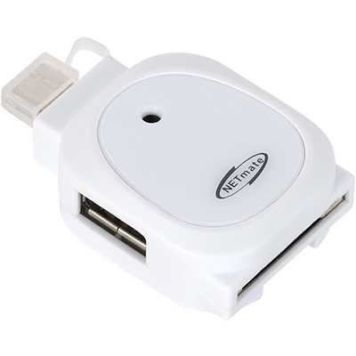 강원전자 넷메이트 USB3.1 Type C 2포트 2 in 1 멀티 허브 NM-MCR01