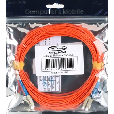 강원전자 넷메이트 광점퍼코드 LC-LC-2C-멀티모드 5m NM-LL205MZ