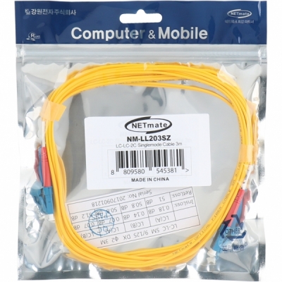 강원전자 넷메이트 광점퍼코드 LC-LC-2C-싱글모드 3m NM-LL203SZ