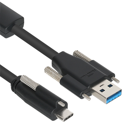 강원전자 넷메이트 CBL-AU3.1G1SO-10m USB3.1 Gen1(3.0) AM(Lock)-CM(Lock) 리피터 10m