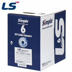 LS전선 CAT.6 UTP 케이블 300m (단선/블루) LS CAT.6 UTP 300m(Blue)