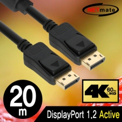 강원전자 넷메이트 DisplayPort 1.2 Active 케이블 20m NM-DPA20