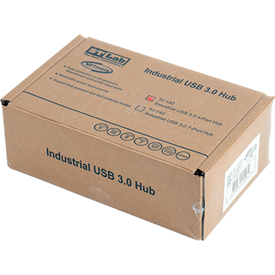 강원전자 넷메이트 산업용 USB3.0 4포트 유·무전원 허브 IU-130