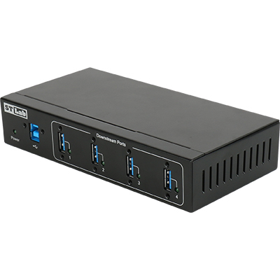 강원전자 넷메이트 산업용 USB3.0 4포트 유·무전원 허브 IU-130