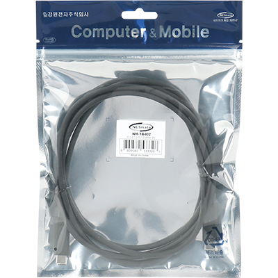 강원전자 넷메이트 *인텔 정품 칩셋* 40G 썬더볼트3(USB‑C) Active 케이블 2m NM-TB402
