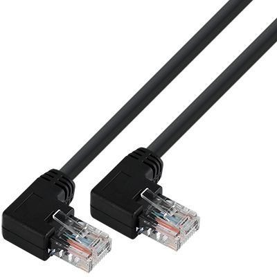 강원전자 KW CAT.5E UTP 랜 케이블 15m (왼쪽 꺾임) KW515L