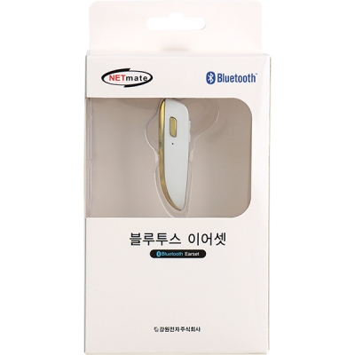 강원전자 넷메이트 NM-ZP30W 블루투스 이어셋(화이트)