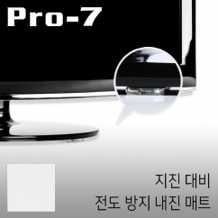 강원전자 프로세븐 지진 대비 TV/모니터 전도 방지 내진 매트 (100x100x5mm) P-TV1001C