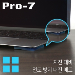 강원전자 프로세븐 지진 대비 전도 방지 내진 매트(30x30x5mm/40kg/블루) P-N30L