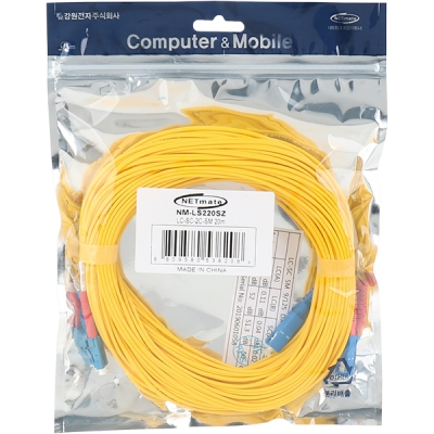강원전자 넷메이트 광점퍼코드 LC-SC-2C-싱글모드 20m NM-LS220SZ