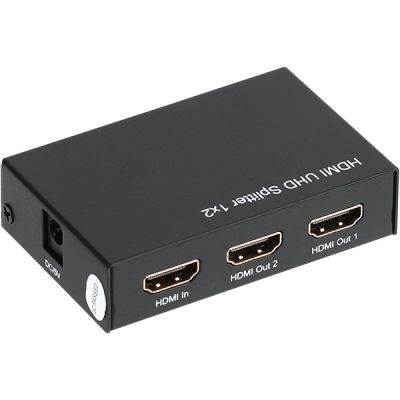 강원전자 넷메이트 4K 60Hz HDMI 2.0 1:2 분배기 NM-HSA12N