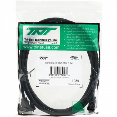 강원전자 TNT 슈퍼슬림 RGB 모니터 케이블 3m NM-TNT135