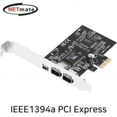 강원전자 넷메이트 IEEE1394A 3포트 PCI Express 카드(VIA)(슬림PC겸용) NM-SWT3