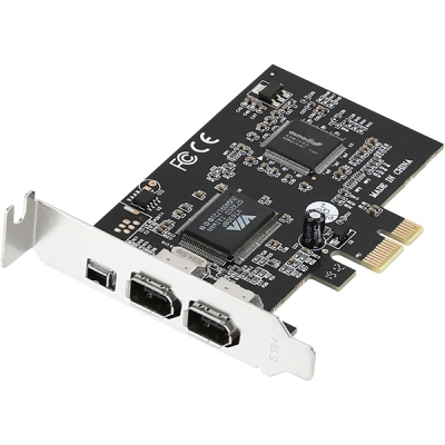 강원전자 넷메이트 IEEE1394A 3포트 PCI Express 카드(VIA)(슬림PC겸용) NM-SWT3