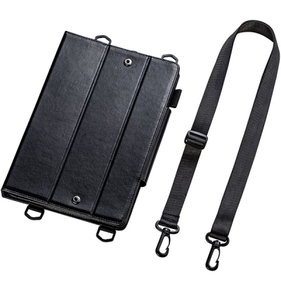 강원전자 산와서플라이 후지쯔 ARROWS Tab 숄더/핸드벨트 가죽 케이스 PDA-TABF6N