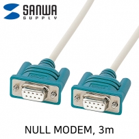 강원전자 산와서플라이 9핀 NULL MODEM 케이블 3m KR-LK3