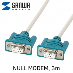 강원전자 산와서플라이 9핀 NULL MODEM 케이블 3m KR-LK3