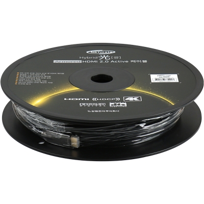 강원전자 넷메이트 NM-FHA50 HDMI2.0 Hybrid AOC 아머드 케이블 50m