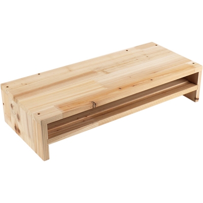 강원전자 넷메이트 다용도 원목 받침대 (2단, 560x240x123mm) NM-MCD02