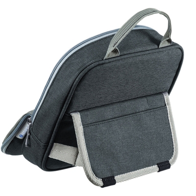 강원전자 산와서플라이 스탠드 파우치·미니가방(S/그레이) IN-TWAC1GY