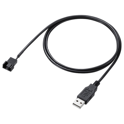 강원전자 산와서플라이 USB 전원 12V 승압 케이블 0.9m TK-PWFAN6