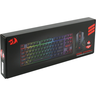 리드레곤 2 IN 1 COMBO K552RGB-BA RGB 게이밍 키보드&마우스 세트 (적축)