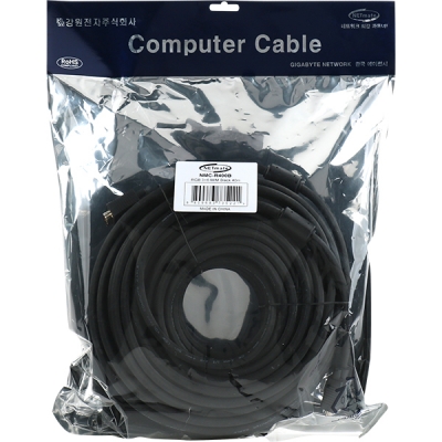 강원전자 넷메이트 RGB 3+6 모니터 케이블 40m (블랙) NMC-R400B