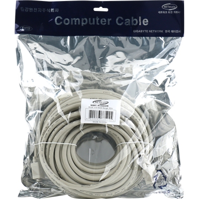 강원전자 넷메이트 RGB 3+6 모니터 케이블 30m (베이지) NMC-R300GN