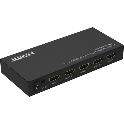 강원전자 넷메이트 4K 60Hz HDMI 2.0 1:4 분배기 NM-PTP14