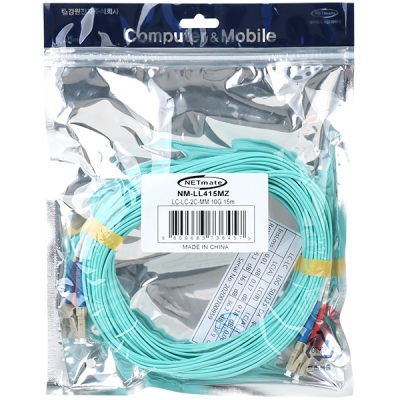 강원전자 넷메이트 10G 광점퍼코드 LC-LC-2C-멀티모드 15m NM-LL415MZ