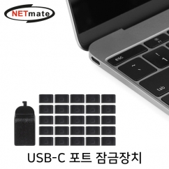강원전자 넷메이트 USB-C 포트 잠금장치 NM-DL02B