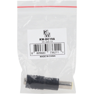 강원전자 KW 5.5x2.1 to 7.9x2.5mm 아답터 변환 잭 KW-DC19A