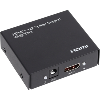 강원전자 넷메이트 4K 지원 HDMI 1:2 분배기 NM-PTP12C