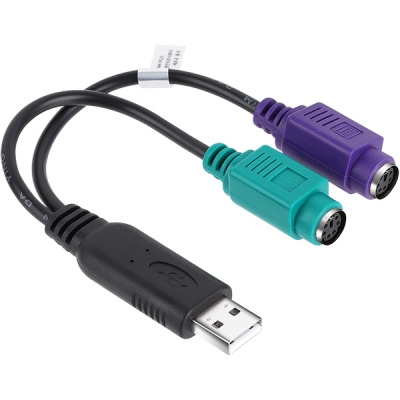 강원전자 넷메이트 USB to PS/2 컨버터(USB2.0) NM-PS2C