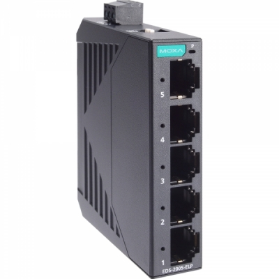 MOXA 초소형 산업용 5포트 스위칭 허브 EDS-2005-ELP