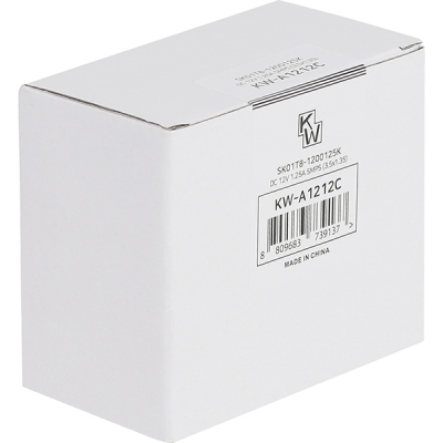 강원전자 KW 12V 1.25A SMPS 아답터(3.5x1.35(1.4)mm/C:+) KW-A1212C(SK01T8-1200125K)