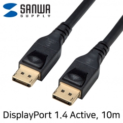 강원전자 산와서플라이 8K 60Hz DisplayPort 1.4 Active 케이블 10m KC-DP14A100