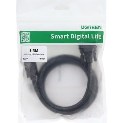 유그린 U-10247 DisplayPort to VGA(RGB) 컨버터(케이블 타입 1.5m)