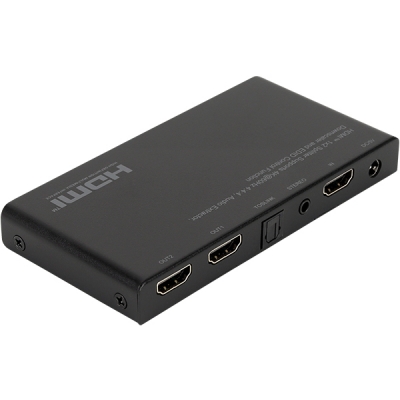 강원전자 넷메이트 4K 60Hz HDMI 2.0 1:2 분배기 (오디오 디임베더) NM-PTS06