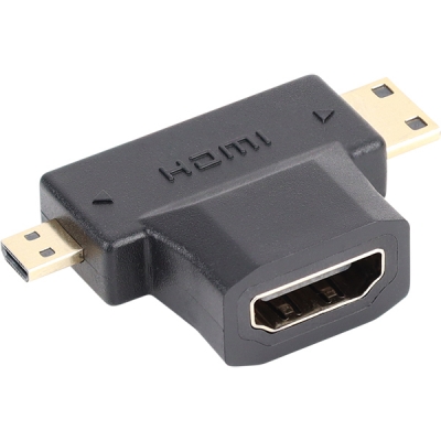 강원전자 넷메이트 HDMI / Mini + Micro HDMI 젠더 NMG010