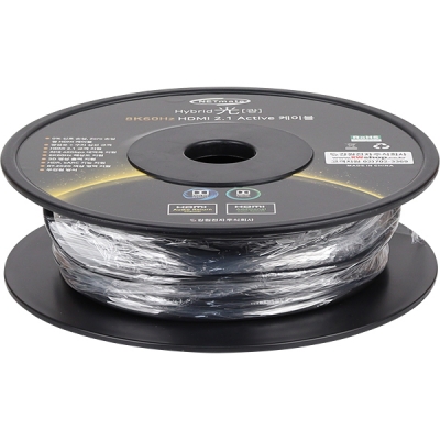 강원전자 넷메이트 HDMI2.1 Hybrid AOC 케이블 25m (블루) NM-HAP25BL