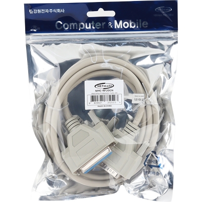 강원전자 넷메이트 25핀 M/F 연장 케이블 2m NMC-NF20GN
