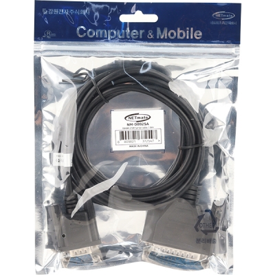 강원전자 넷메이트 9핀 to 25핀 시리얼 케이블 1.8m (DB9M to DB25M) NM-DB925A